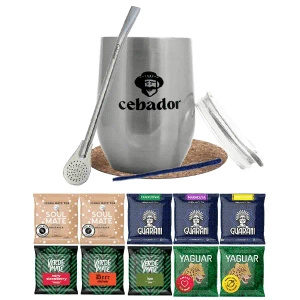 Σετ Yerba Mate: δείγματα 10x50γρ + TermoLid + Bombilla