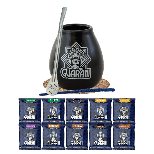 Σετ Yerba Mate 10x50g Calabash + Bombilla