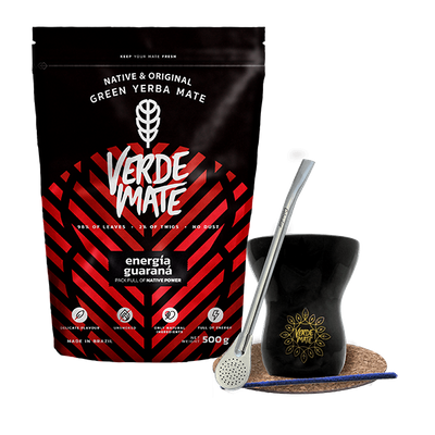 Σετ εκκίνησης Bombilla Mate Cup + τσάι mate Verde