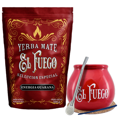 Σετ εκκίνησης για Yerba Mate El Fuego 500g STRONG